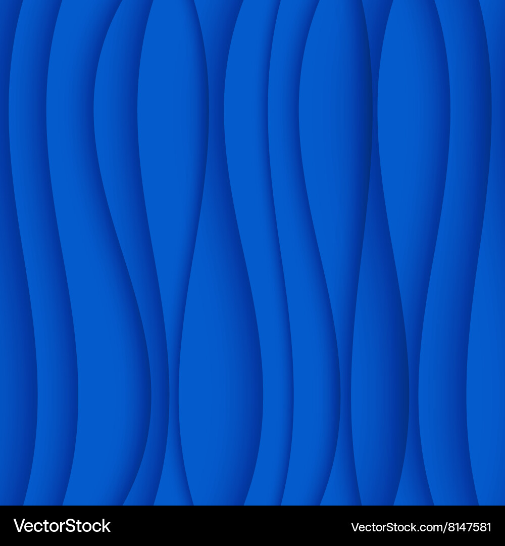 Seamless wave pattern curved shapes background Vector Image