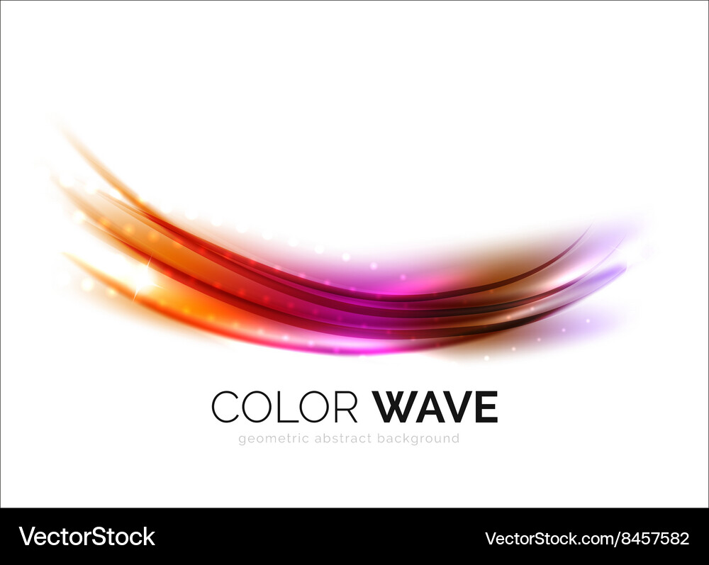 Dynamic Light Wave Background Vector Image