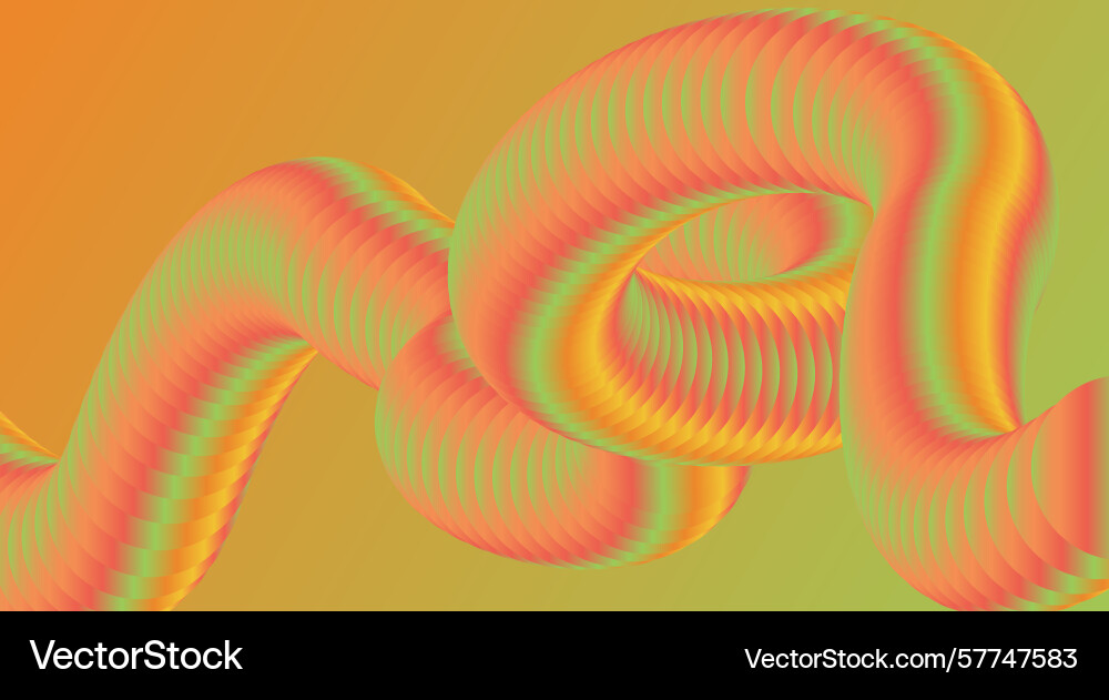 Blend fluid flowing 3d abstract background design Vector Image