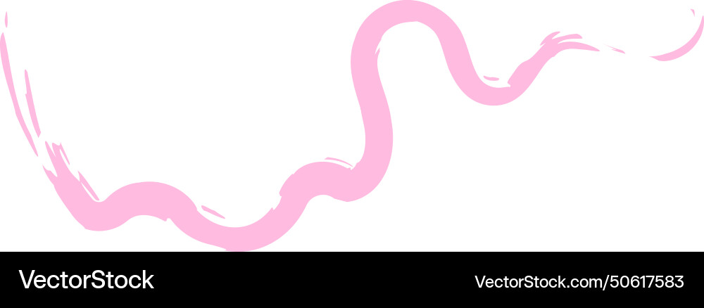 Curve drawing doodle Royalty Free Vector Image