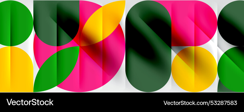 Round shapes circles and lines minimal geometric Round shapes circles and lines minimal geometric vector image