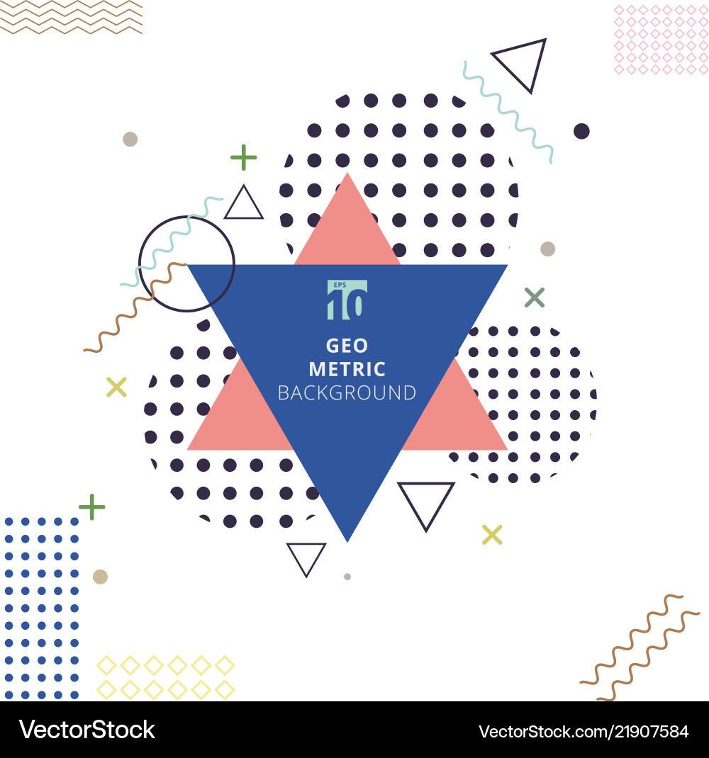 Abstract geometric retro style background Abstract geometric retro style background vector image