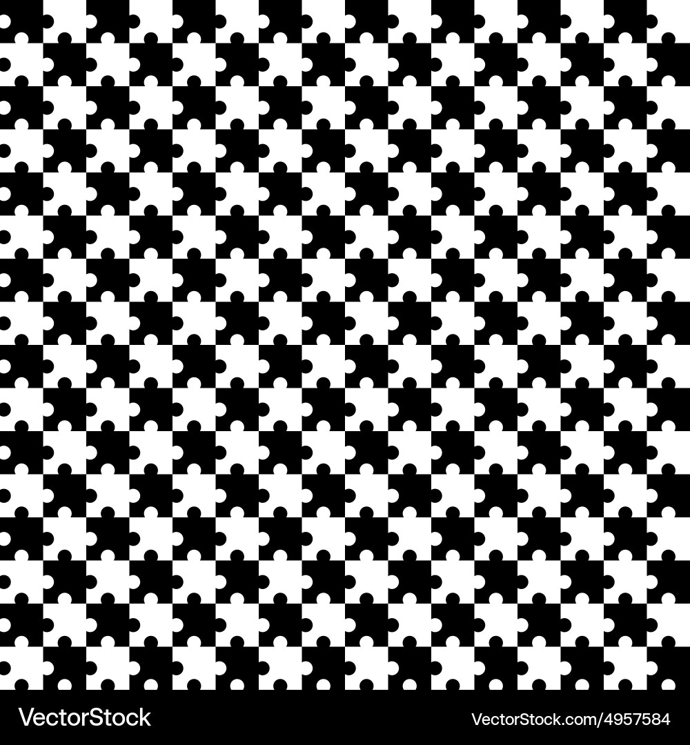 Checkerboard Seamless Pattern vector image