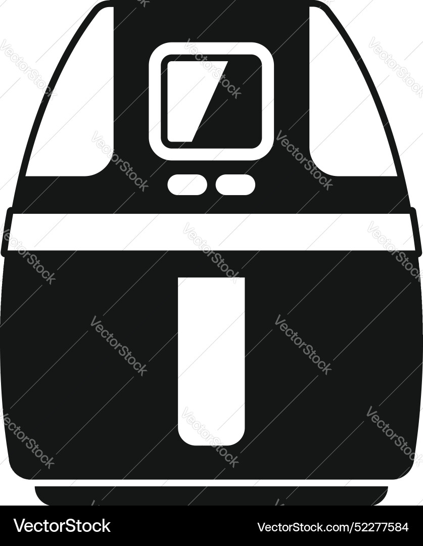 Moderne digitale Luftfrierfach für gesünder Moderne digitale Luftfrierfach für gesünder vektorbild