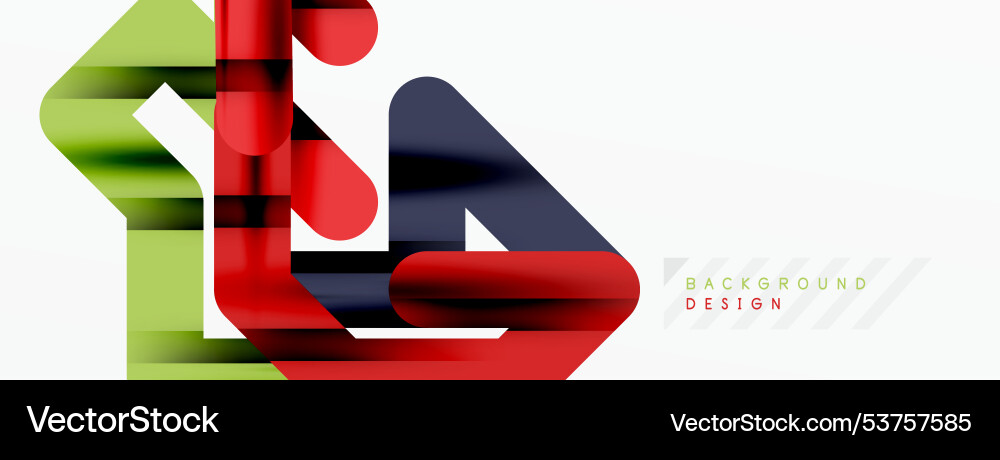 Abstract background - colorful lines composition Abstract background - colorful lines composition Vector Image