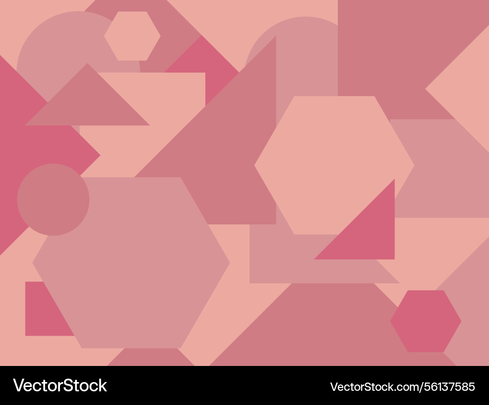 Abstract geometric background with overlapping Vector Image