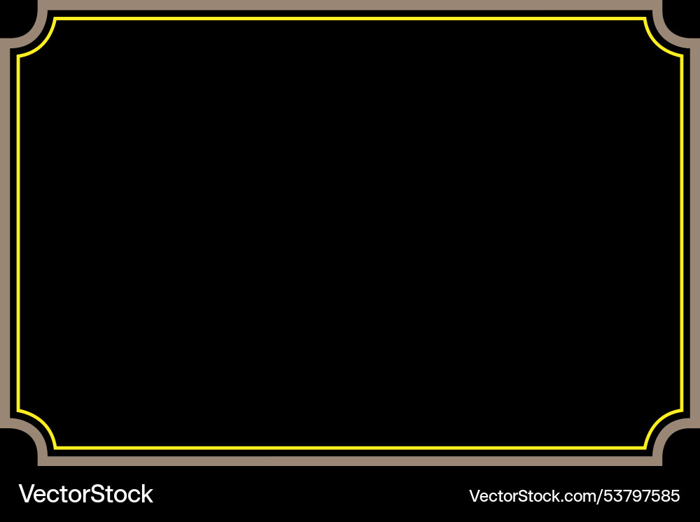 Certificate border frame pattern vector image