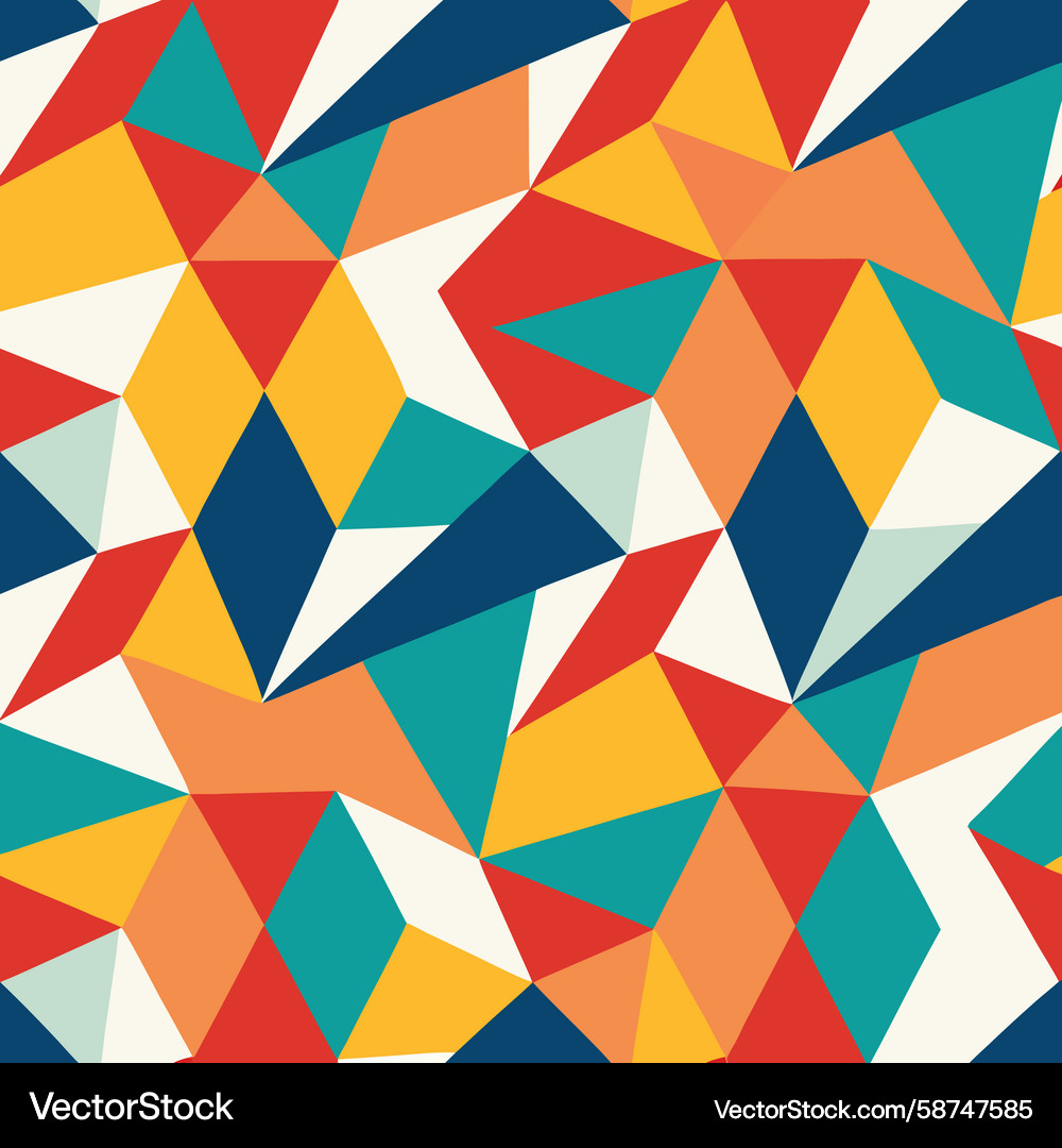 Dynamic Geometric Pattern Vector Image