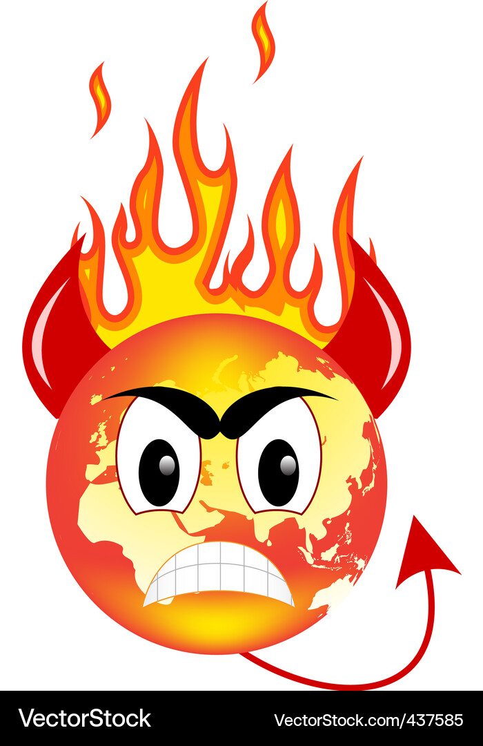 Evil world Vector Image