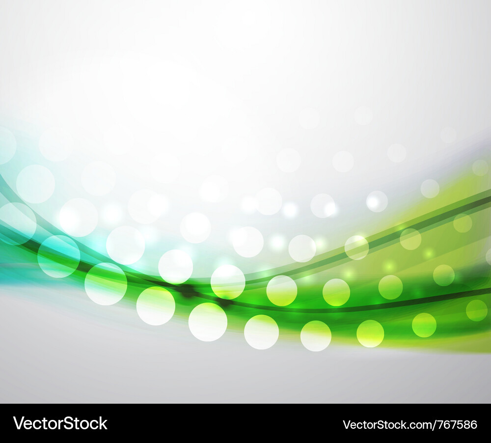Abstract Flowing Wave Background Vector Image