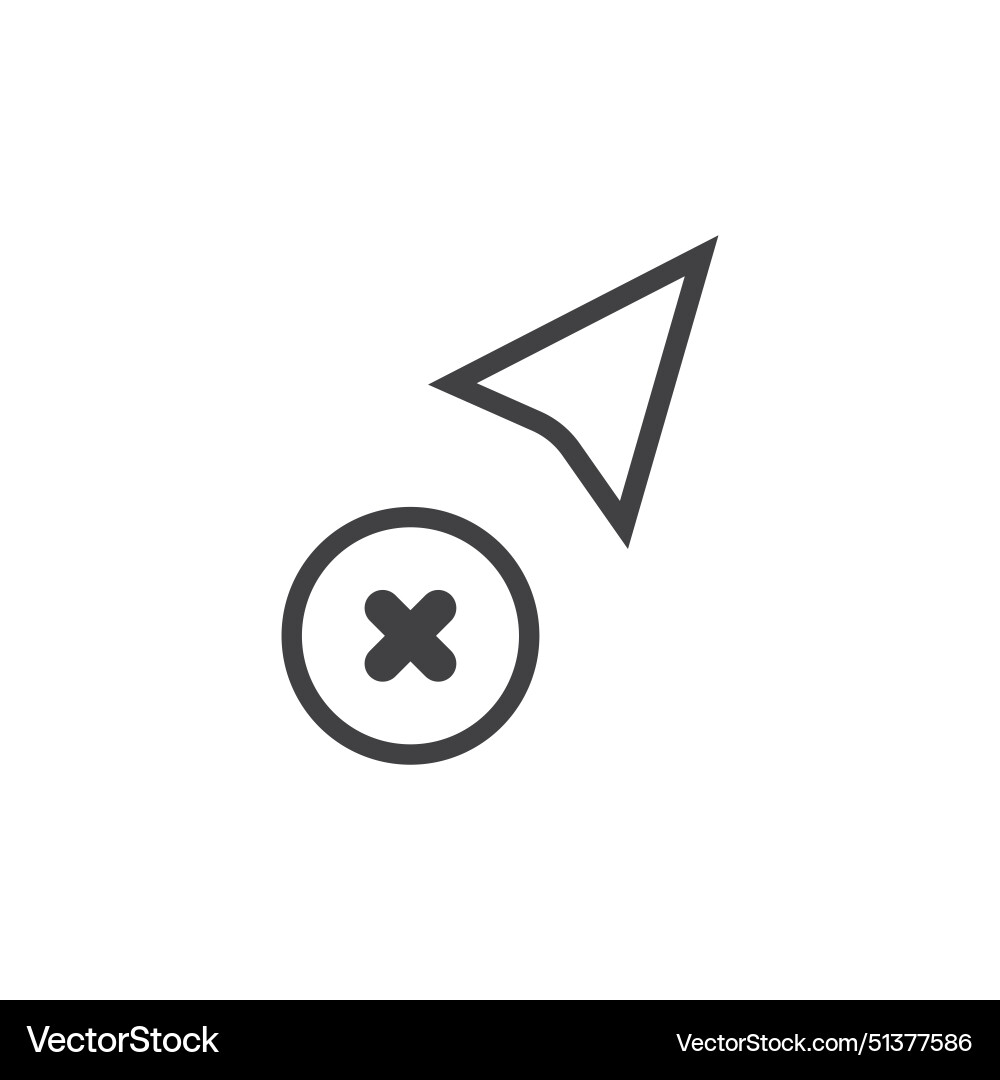Cursor Symbol Zeiger Maus Cursor Symbol Zeiger Maus vektorbild