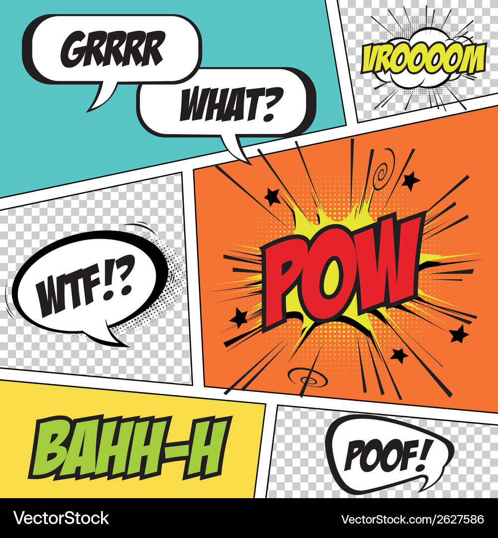 Different pop art objects making a special Vector Image