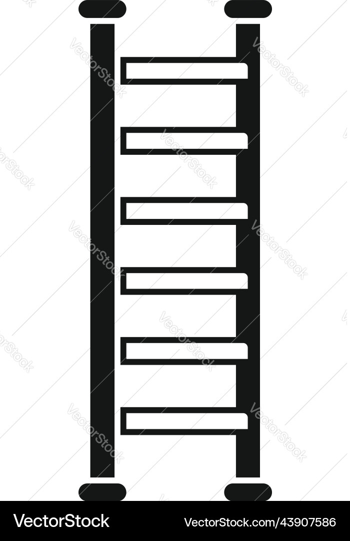 Standleiter Symbol einfache Schrittkonstruktion Standleiter Symbol einfache Schrittkonstruktion vektorbild