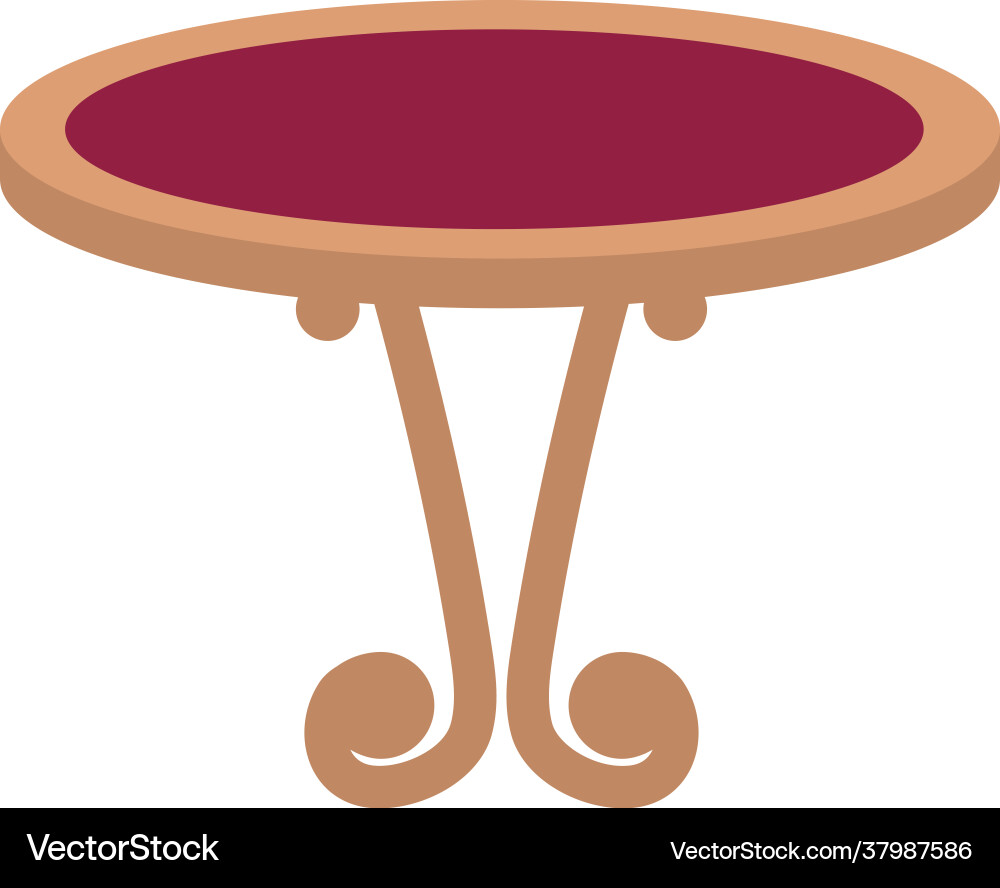 Table flat icon vector image