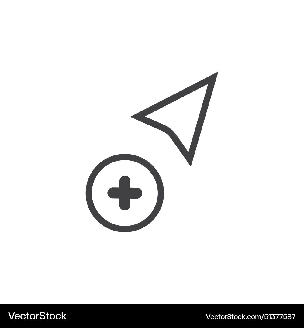 Cursor Symbol Zeiger Maus Cursor Symbol Zeiger Maus vektorbild