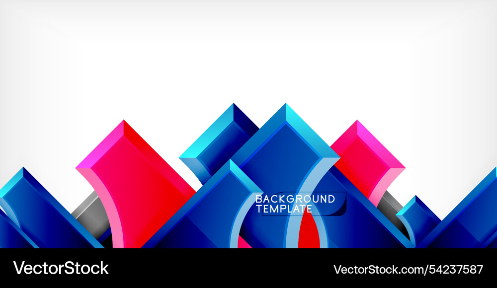 Square arrow shapes with round elements Square arrow shapes with round elements Vector Image