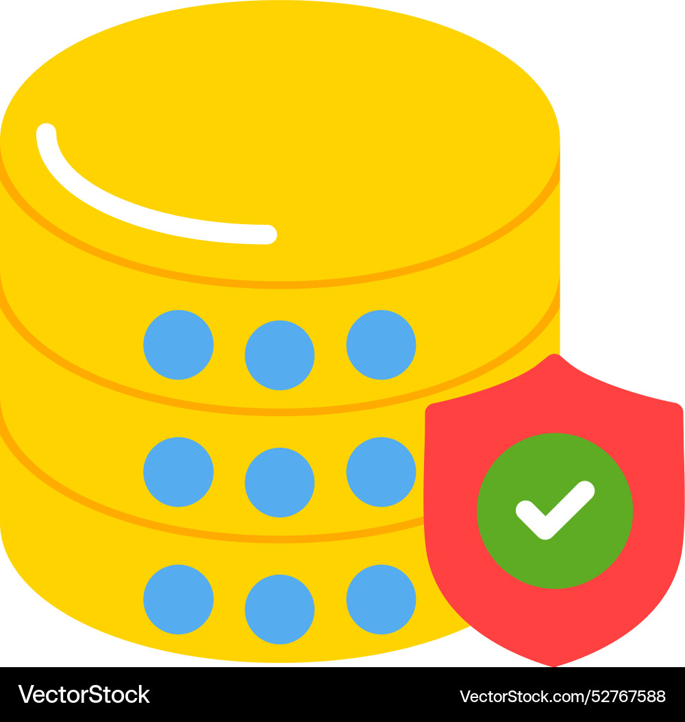 Database icon design Vector Image