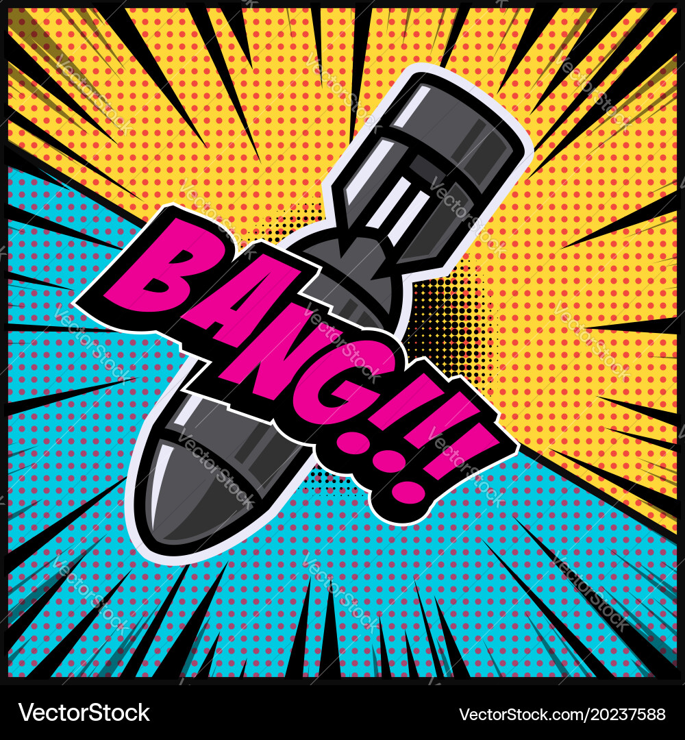Dynamic Bomb Element vector image