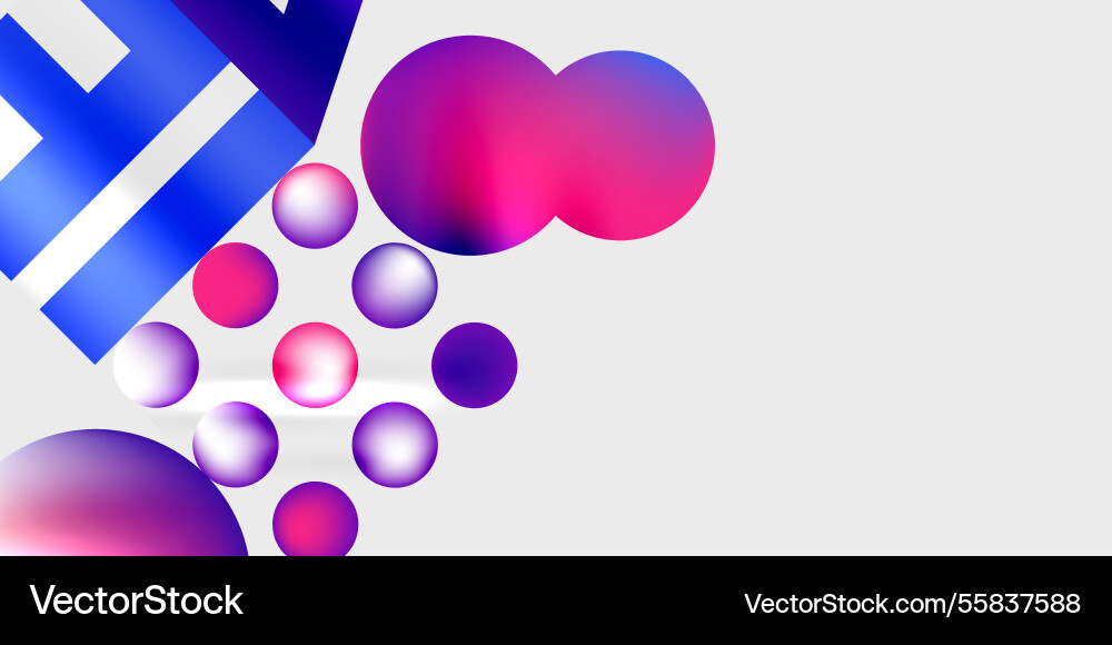Simple shapes - circles triangles rectangles Vector Image