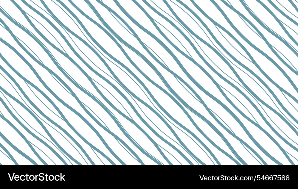 Wavy line seamless pattern design Vector Image
