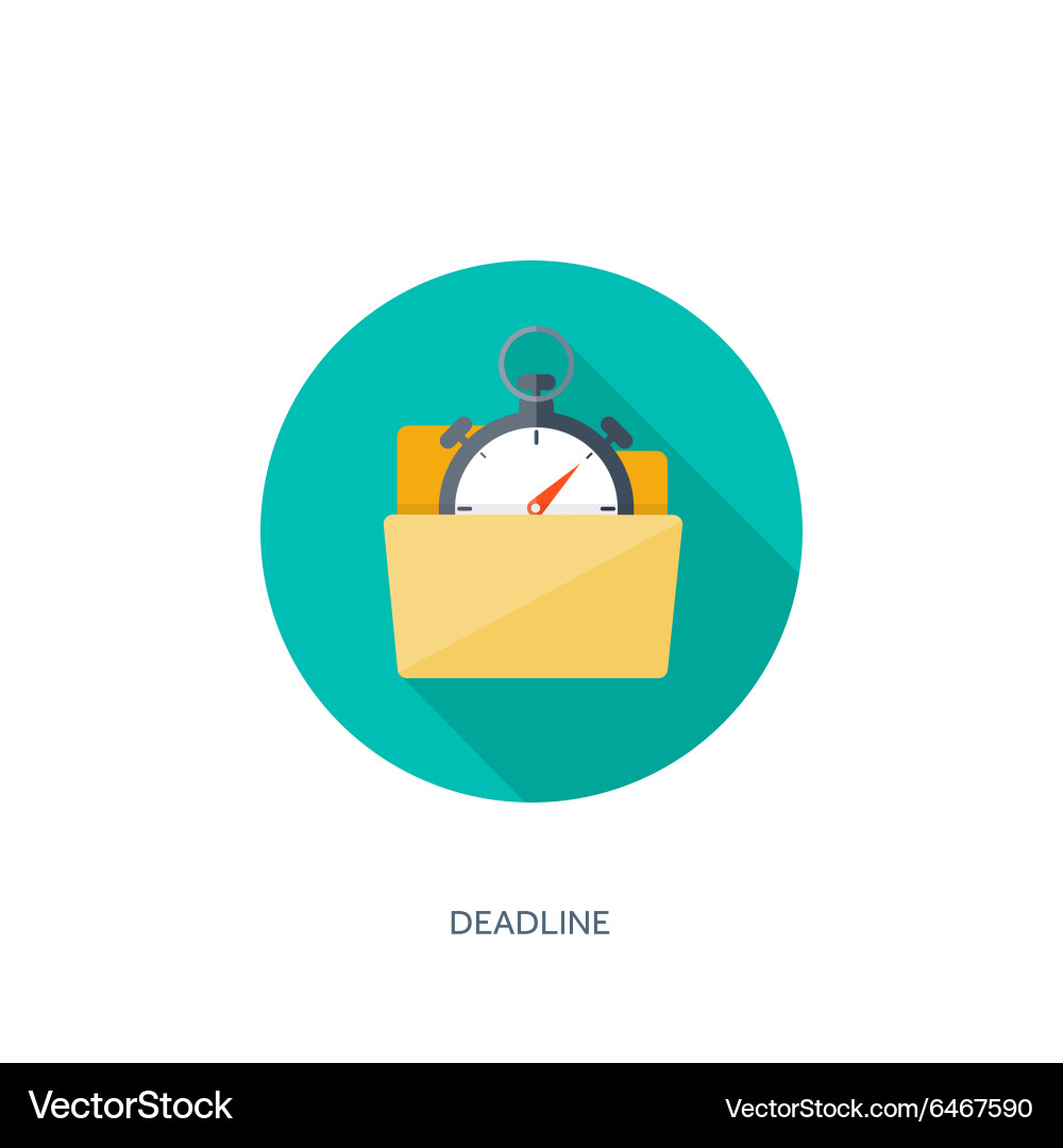 Flat background with envelope vector image