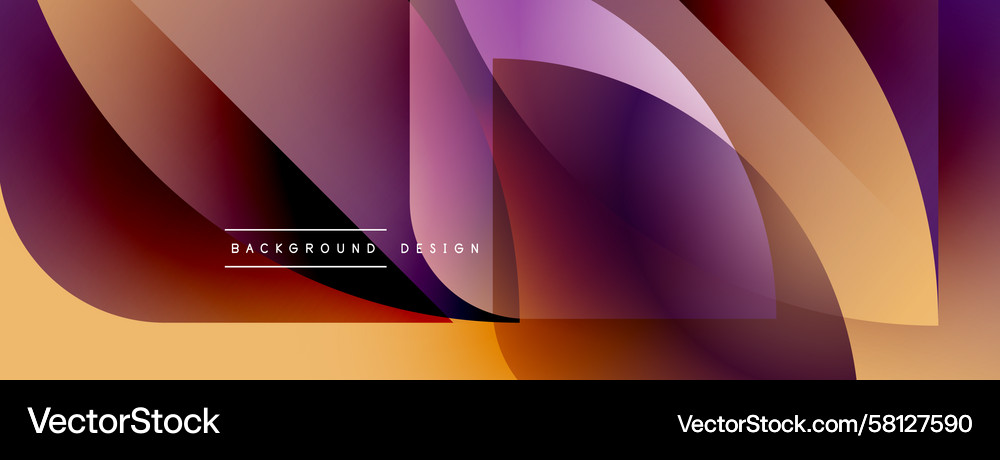 Fluid Gradient Abstract Shapes Vector Image