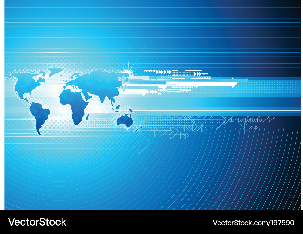 Global Abstract Background vector image