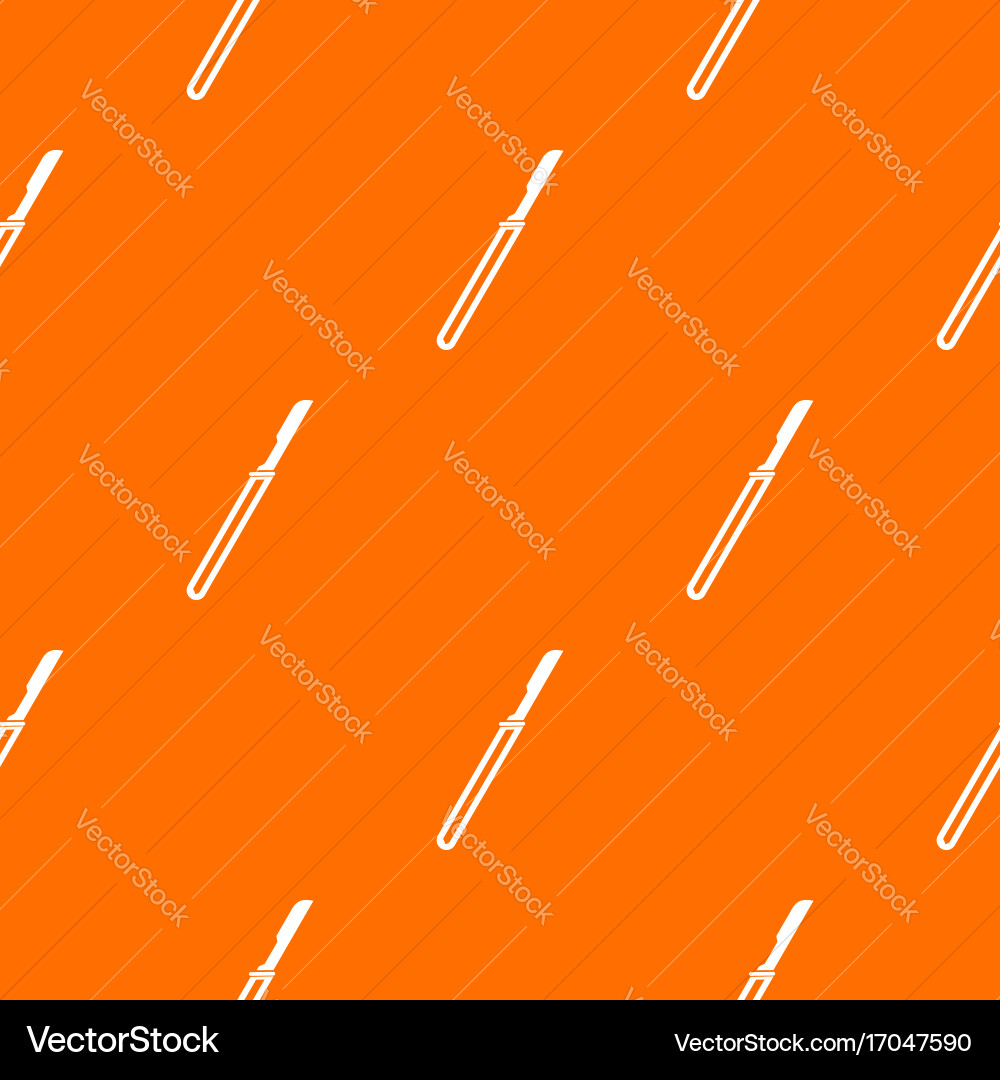 Scalpel pattern seamless Vector Image