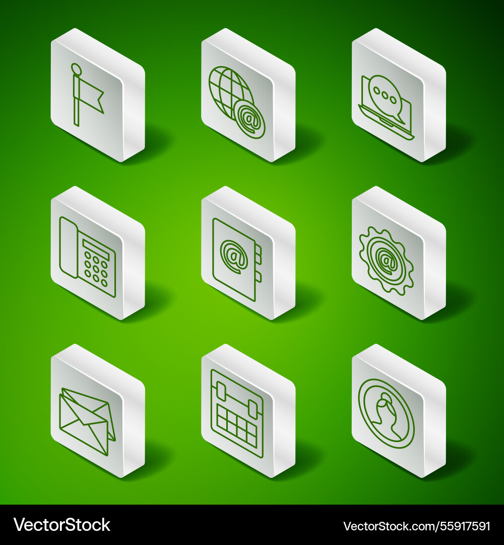 Set line create account screen calendar location Set line create account screen calendar location vector image