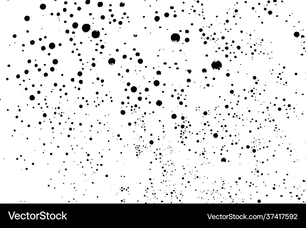 Distressed black texture vector image