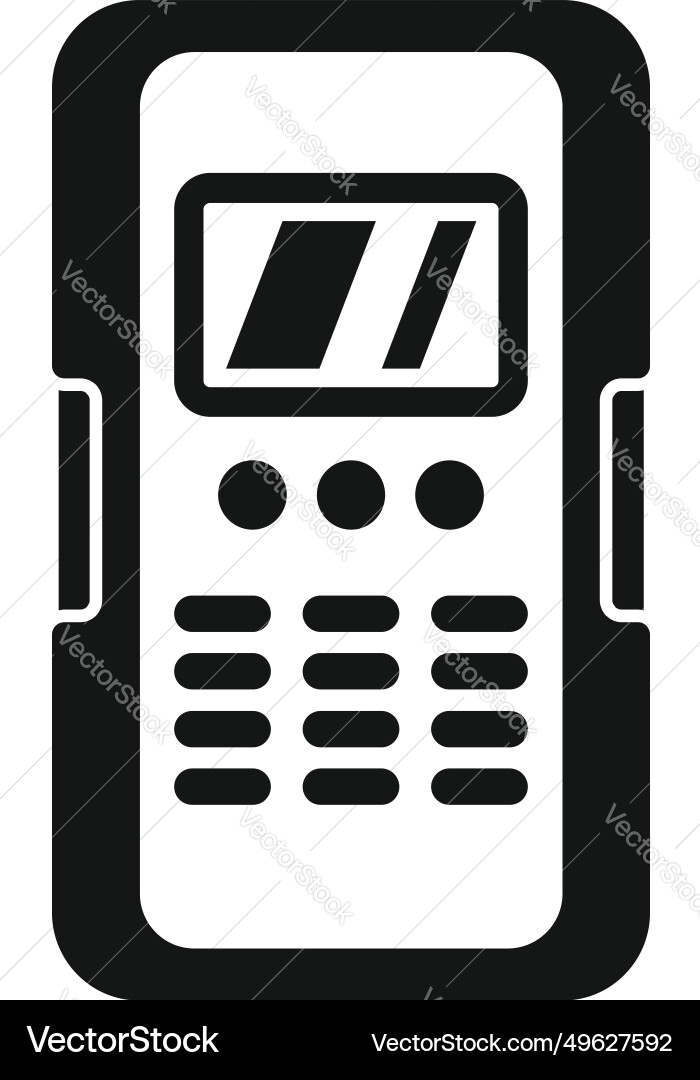Modern laser meter icon simple tool device Modern laser meter icon simple tool device vector image
