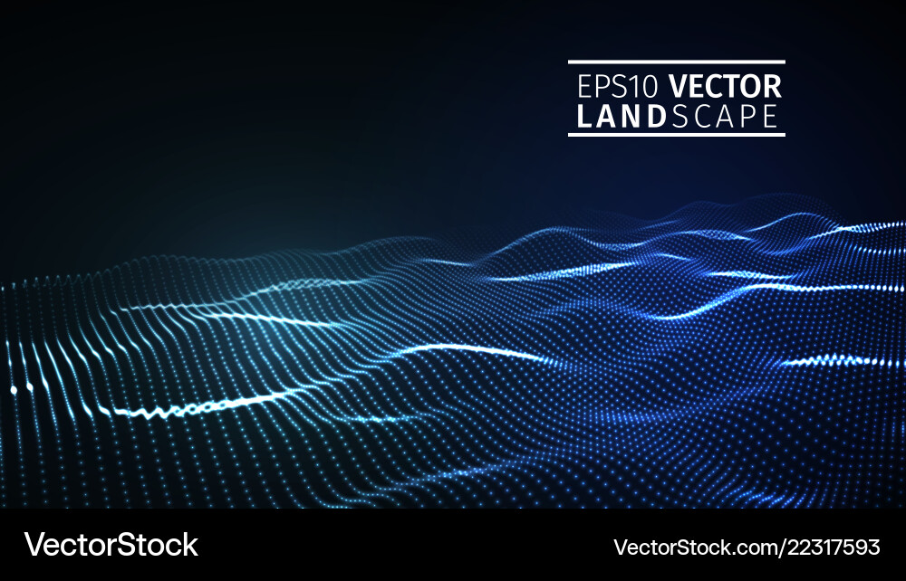 Glowing Particle Wave vector image