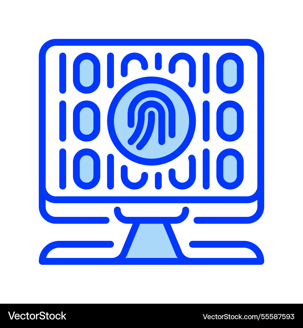 Multi factor authentication line icon universal Multi factor authentication line icon universal vector image