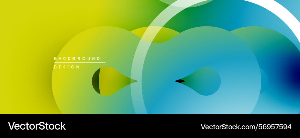 Abstract gradients overlapping circles create Abstract gradients overlapping circles create Vector Image