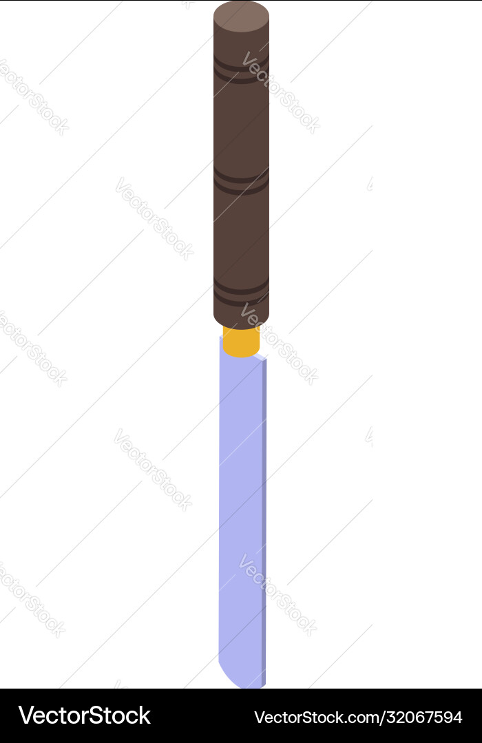 Craft chisel icon isometric style Vector Image