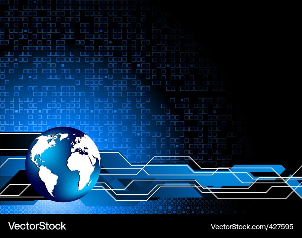 Abstract Tech Background Vector Image