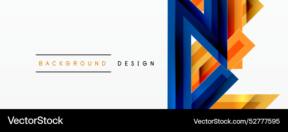 Line zig zag dynamic geometric abstract background vector image