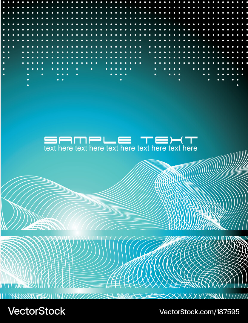 Modern Tech Background Vector Image