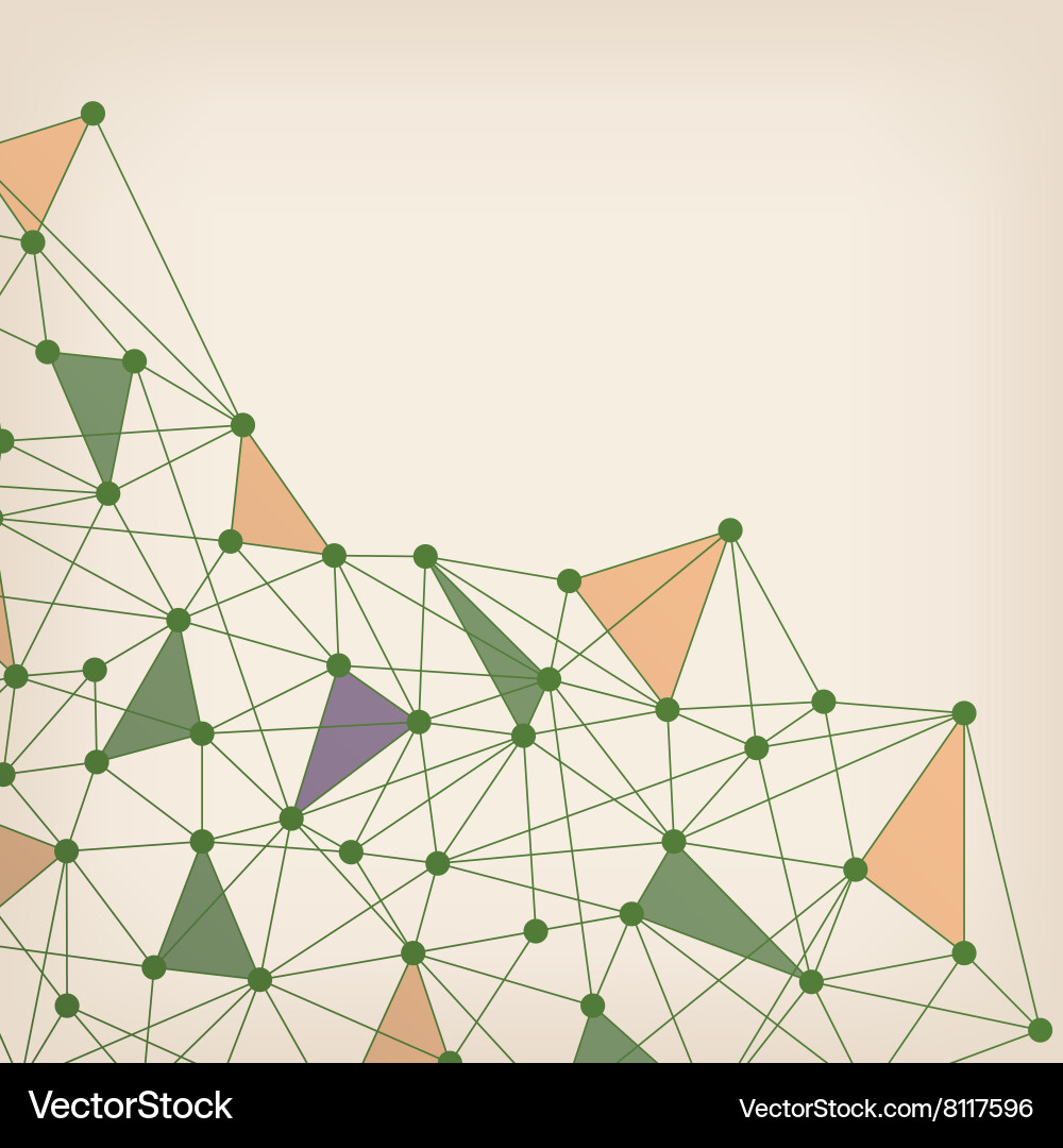 3D Mesh Abstract Background vector image