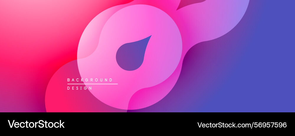 Abstract gradient shapes overlap creating dynamic Abstract gradient shapes overlap creating dynamic vector image