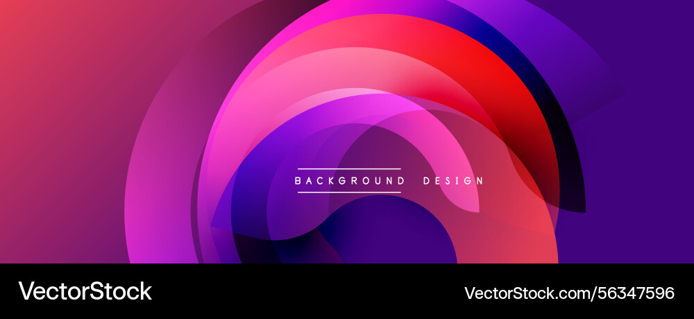 Abstract vibrant layers create dynamic Abstract vibrant layers create dynamic Vector Image