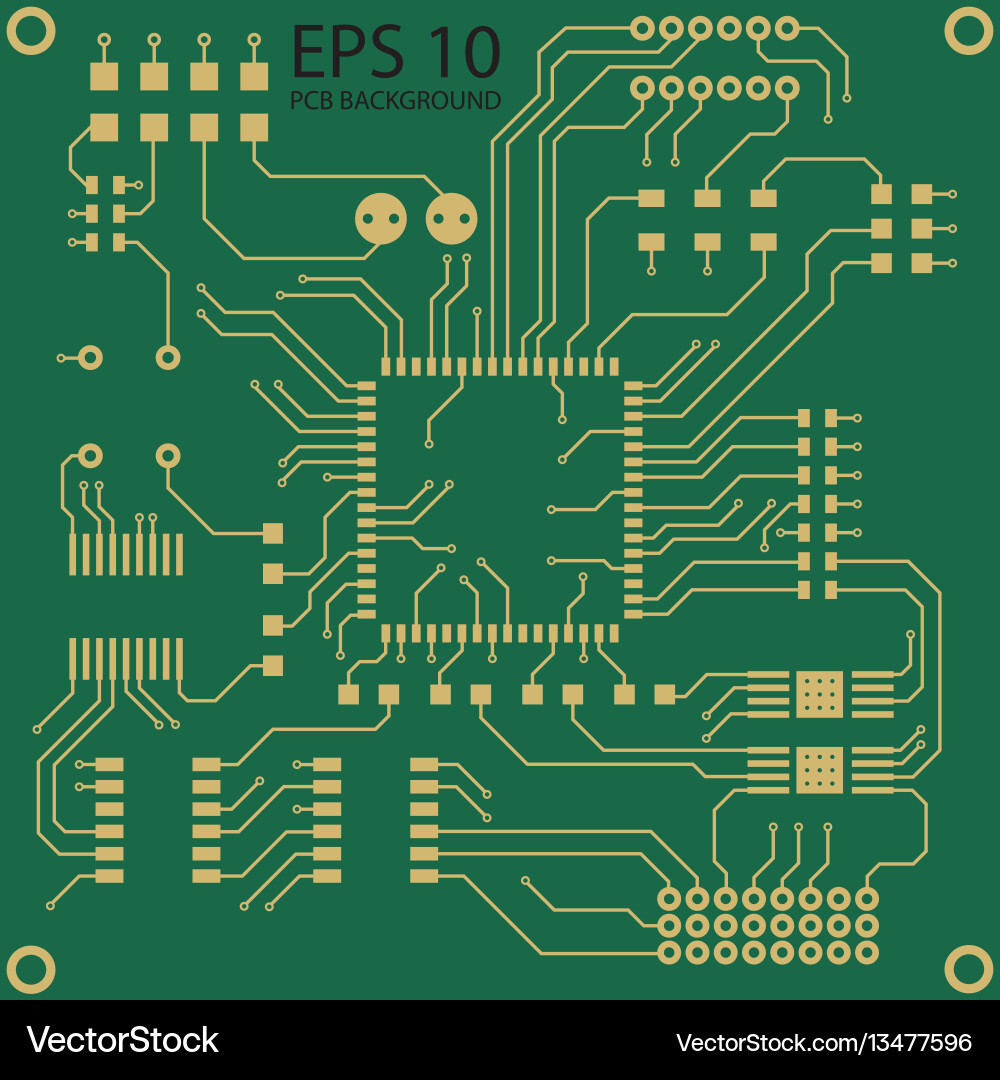 Vector Circuit Board Background