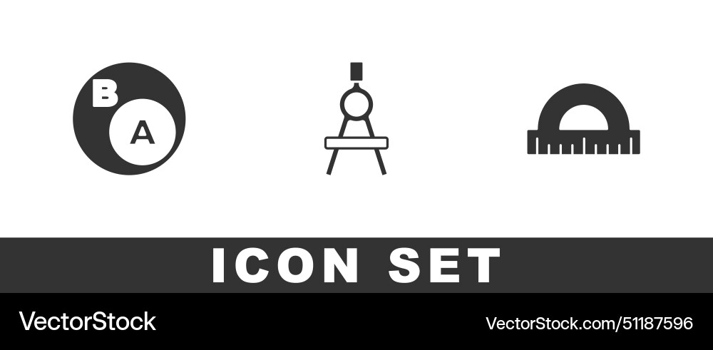 Set subsets math a is subset of b drawing compass Set subsets math a is subset of b drawing compass vector image