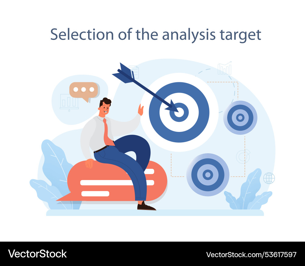 Predictive analytics process of using data Predictive analytics process of using data vector image