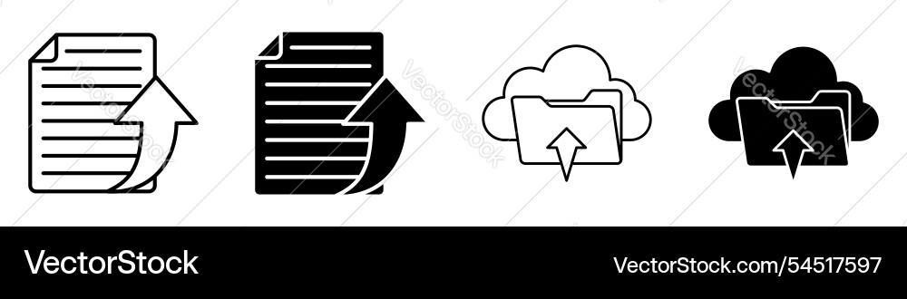 Upload file icon Upload file icon vector image