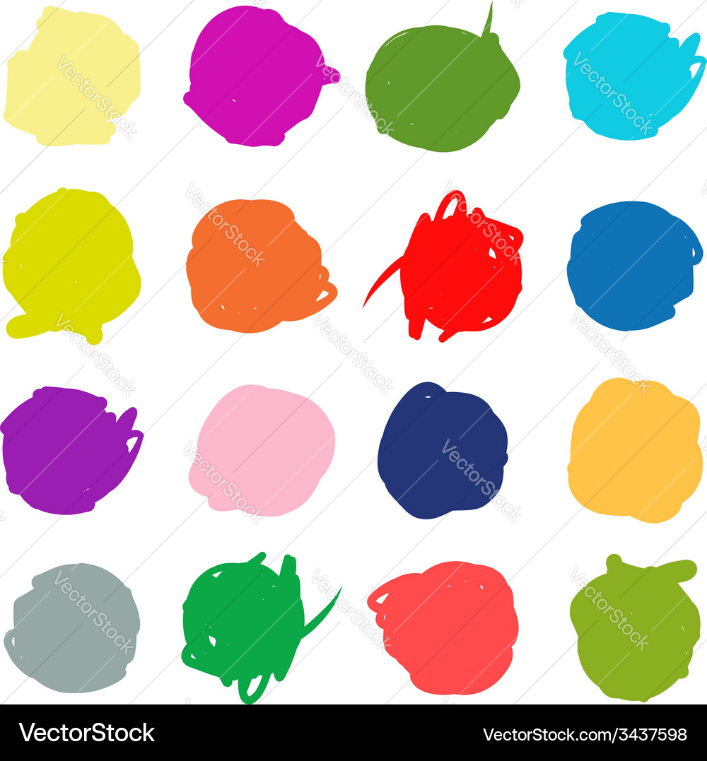 Abstract circles pattern for your design Vector Image