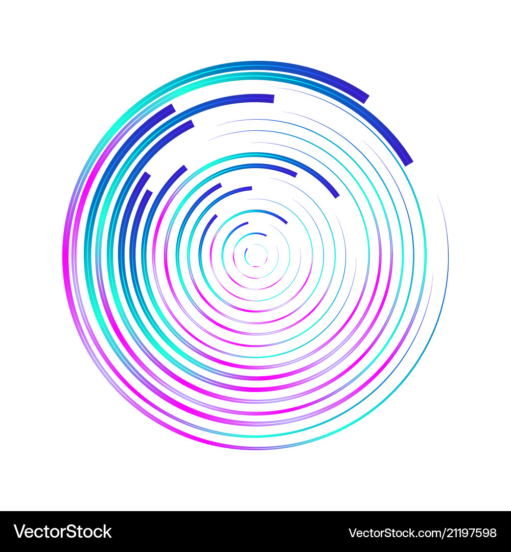 Abstract Colorful Circles Background vector image