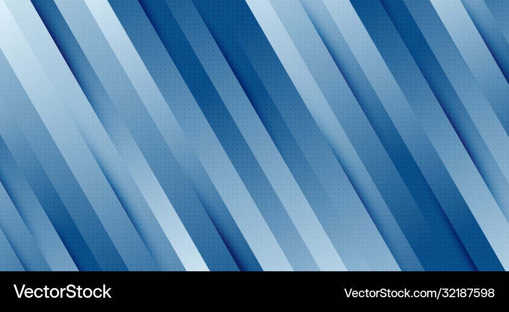 Abstract gradient blue pattern lines template Vector Image
