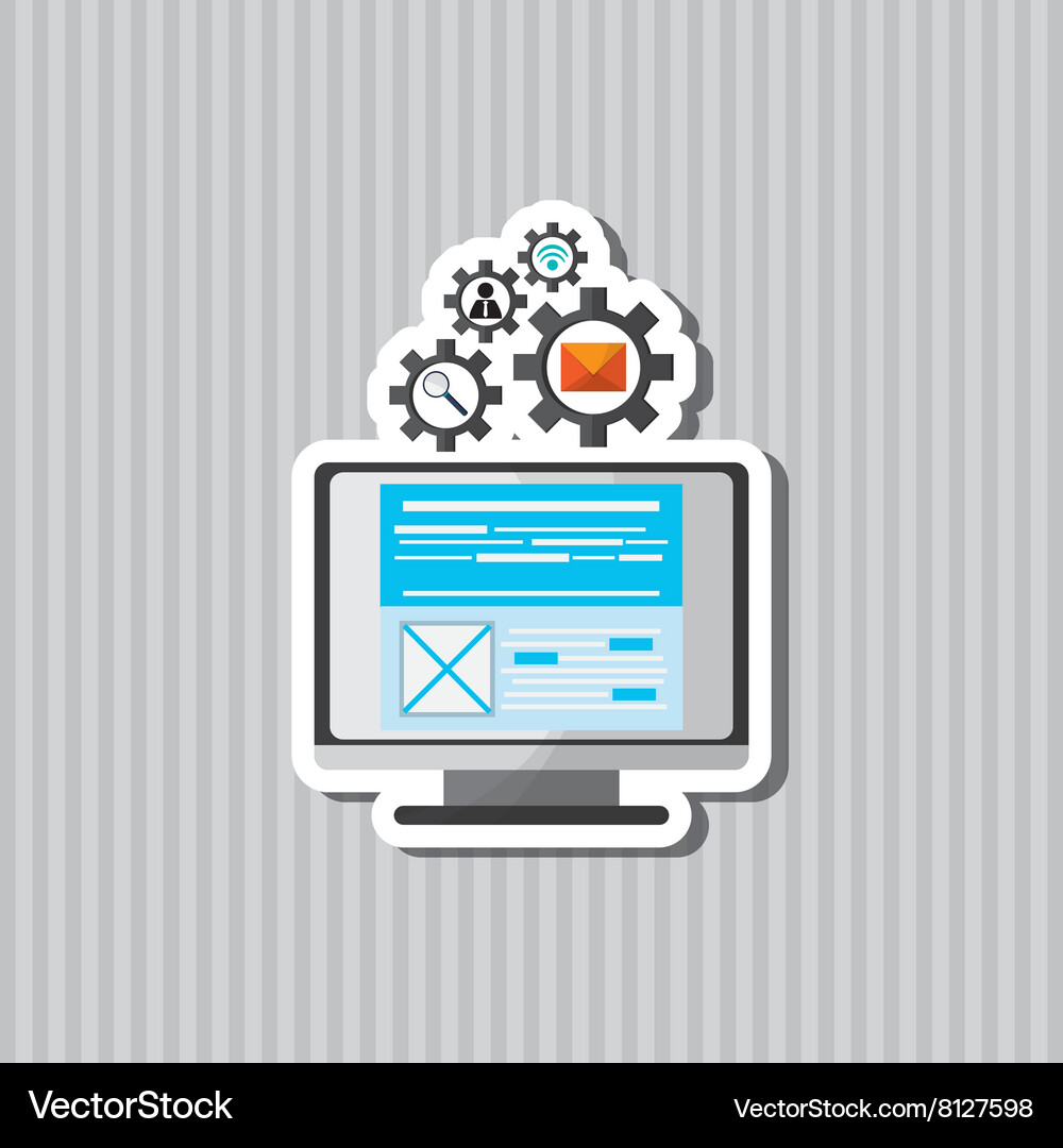 Responsive web design Vector Image