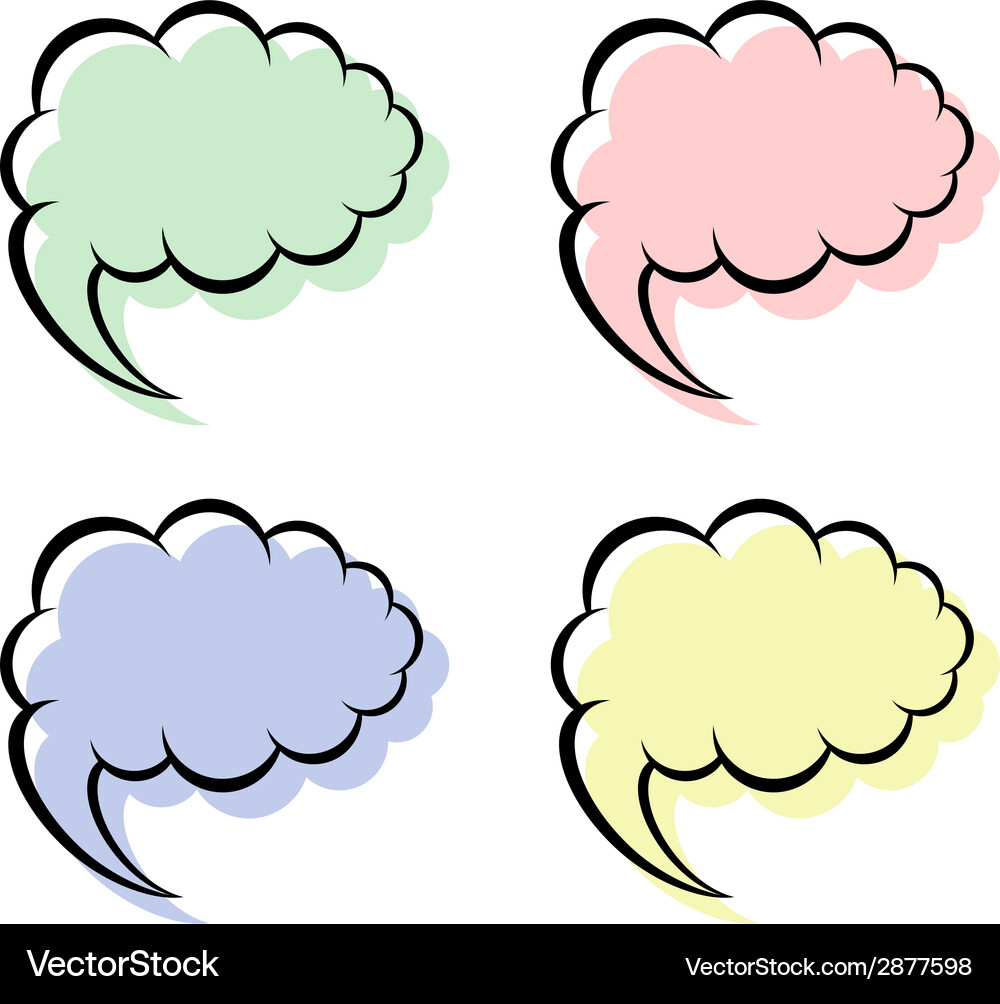Speech bubbles Vector Image